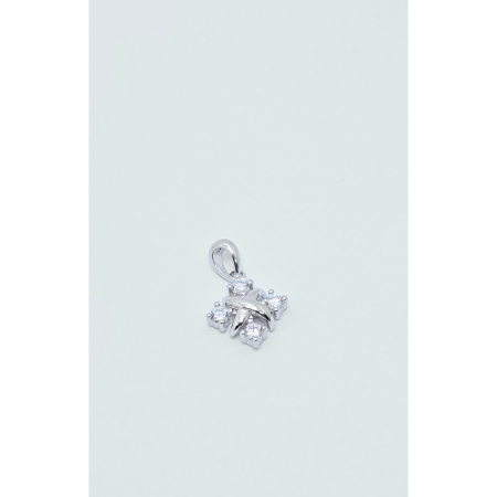 Set cu Formă Pătrată din Argint 925 cu Cristale Zirconia – 4.24 g [3]