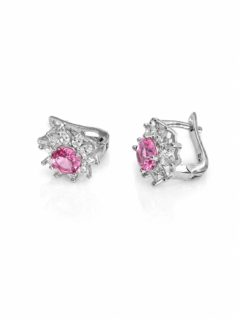 Set din Argint 925 cu Cristale Zirconia Roz – 8.92 g [2]