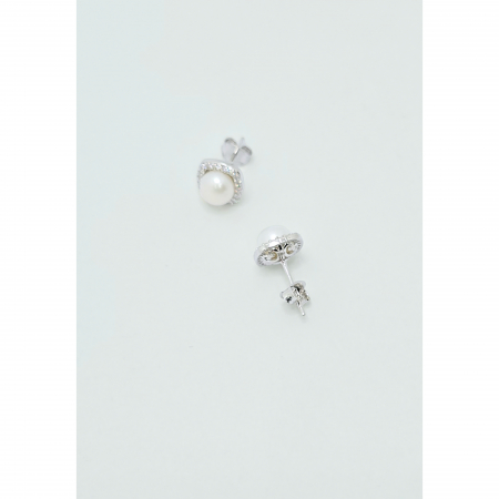 Set Elegant din Argint 925 cu Perle de Cultură și Cristale Zirconia – 3.24 g [3]