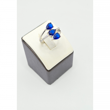 Set Elegant din Argint 925 cu Pietre Zirconia Albastre – 8.03 g [3]