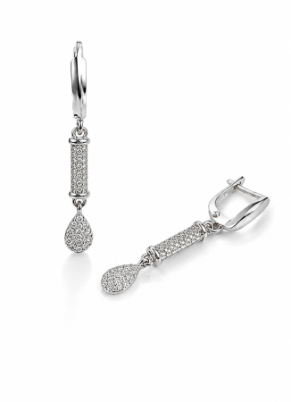 Set Elegant din Argint 925 cu Zirconii – Medalion, Inel și Cercei [3]