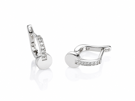 Set Modern din Argint 925 cu Zirconii – Medalion, Inel și Cercei [1]