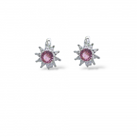 Set din Argint 925 cu Cristale Zirconia Roz – 8.92 g [2]