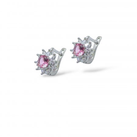 Set din Argint 925 cu Cristale Zirconia Roz – 8.92 g [1]