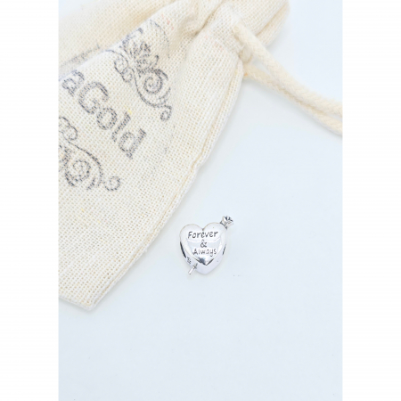 Talisman Inimioară din Argint 925 cu Cristale Zirconia – 3.12 g [1]
