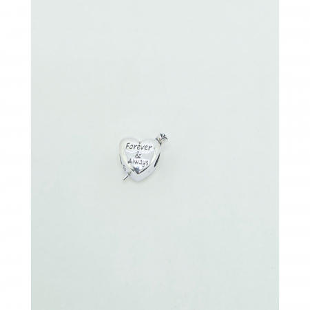 Bratari cu Talismane - Talisman Inimioară din Argint 925 cu Cristale Zirconia – 3.12 g