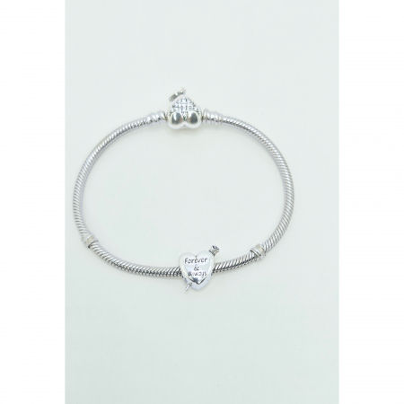 Talisman Inimioară din Argint 925 cu Cristale Zirconia – 3.12 g [2]