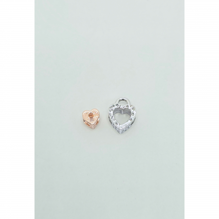 Talisman Inimioară din Argint 925 cu Cristale Zirconia – 3.96 g [2]