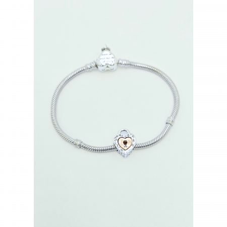 Talisman Inimioară din Argint 925 cu Cristale Zirconia – 3.96 g [3]
