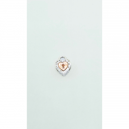 Bratari cu Talismane - Talisman Inimioară din Argint 925 cu Cristale Zirconia – 3.96 g