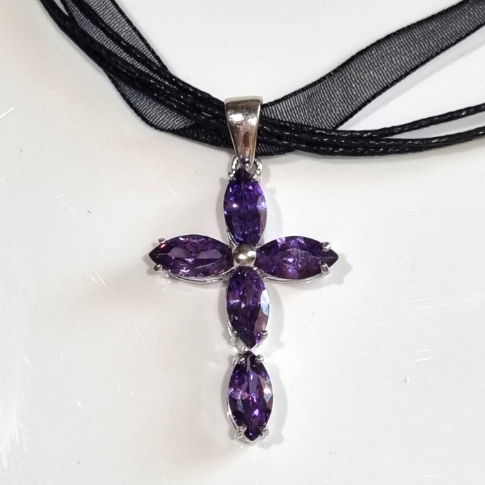 Marysia Amethyst Cross [5]