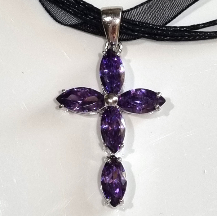 Marysia Amethyst Cross [6]