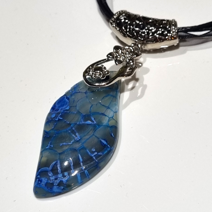 Marysia Blue Agate and Flower [6]