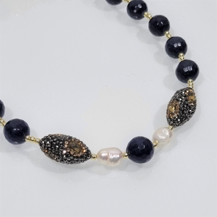 Marysia Blue Agate and Pearls [4]