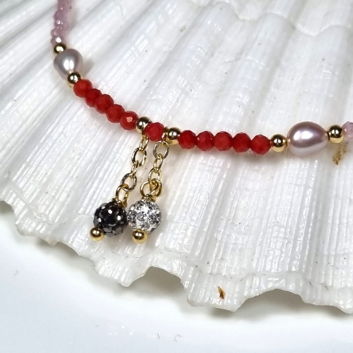 Marysia Coral, Zirconia and Pearls [10]