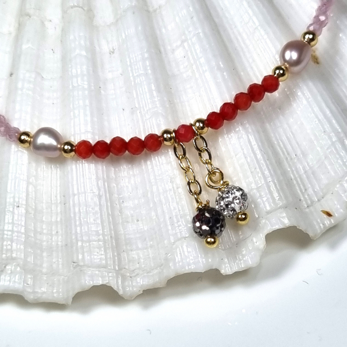 Marysia Coral, Zirconia and Pearls [4]