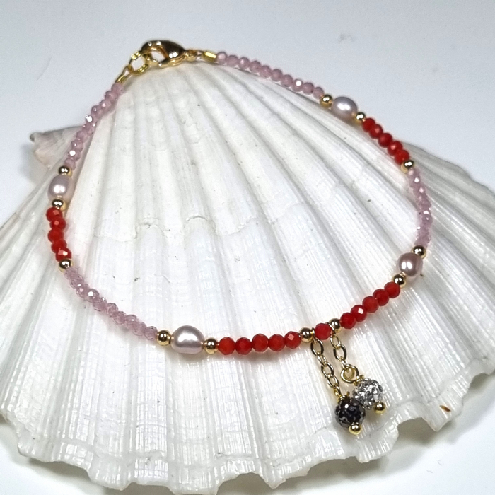 Marysia Coral, Zirconia and Pearls [6]