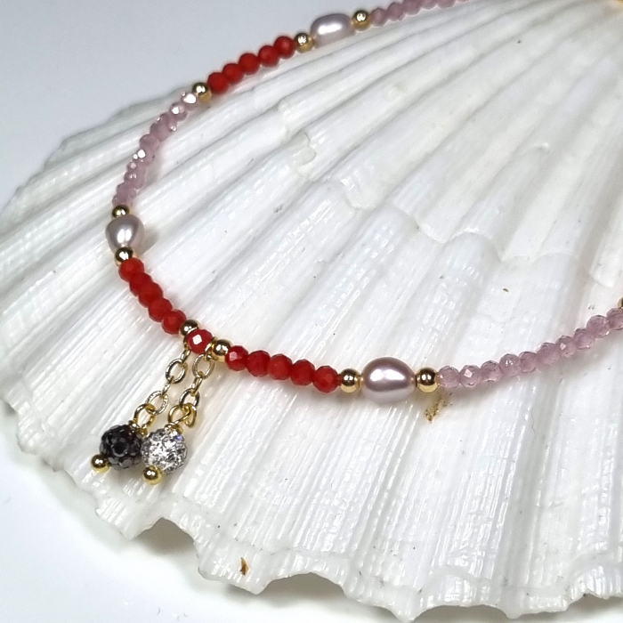 Marysia Coral, Zirconia and Pearls [12]