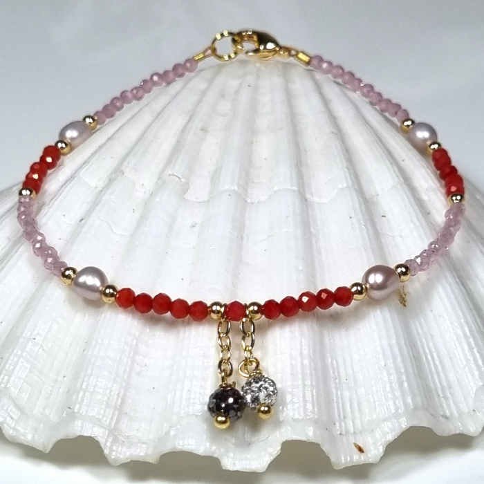Marysia Coral, Zirconia and Pearls [3]