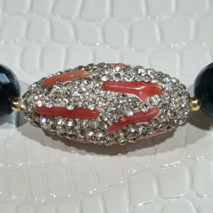 Marysia Dark Green Jade & Coral [4]