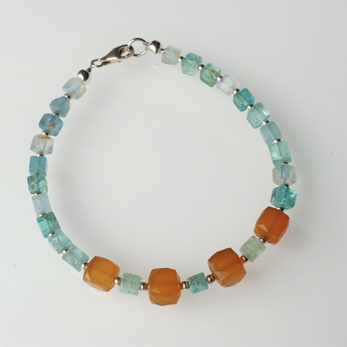 Marysia Fluorite & Chalcedony [6]