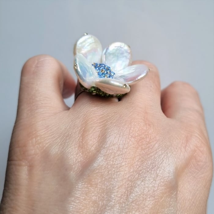 Marysia Keshi Pearls Flower [14]
