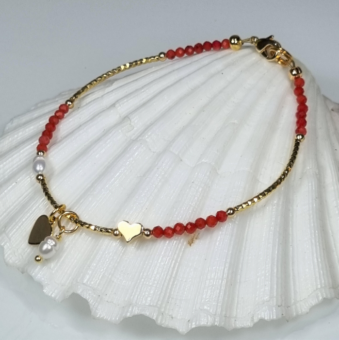 Marysia Pearls, Coral and Heart [10]