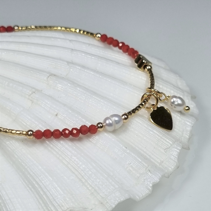 Marysia Pearls, Coral and Heart [7]