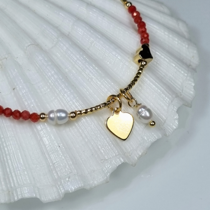 Marysia Pearls, Coral and Heart [5]