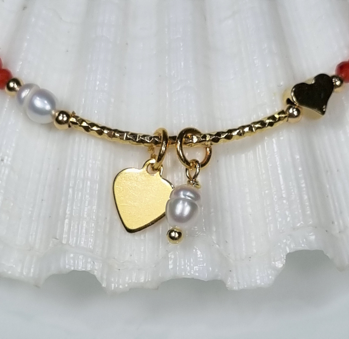 Marysia Pearls, Coral and Heart [3]