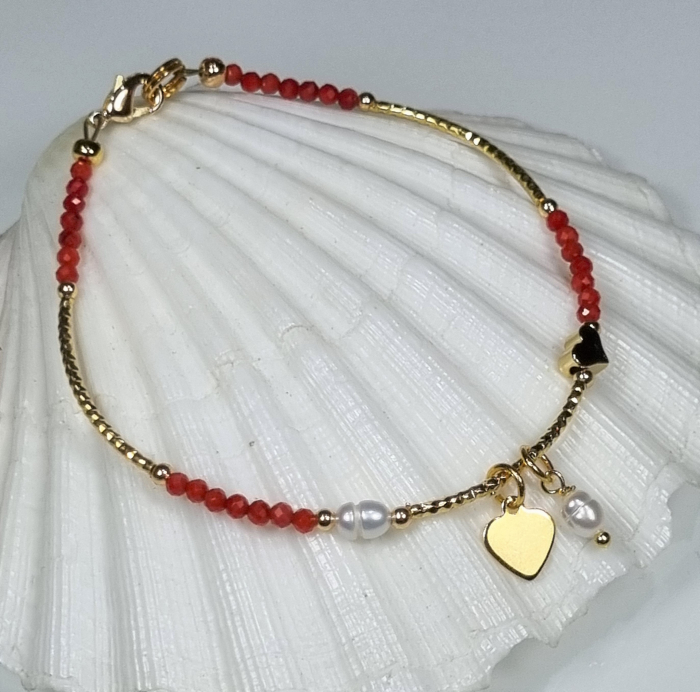 Marysia Pearls, Coral and Heart [4]