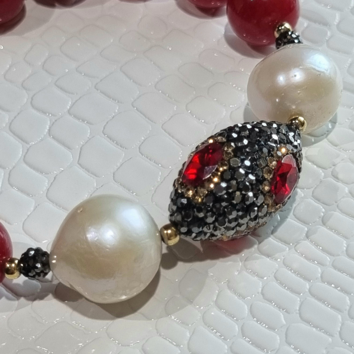 Marysia Red Jade & Big Pearls [8]