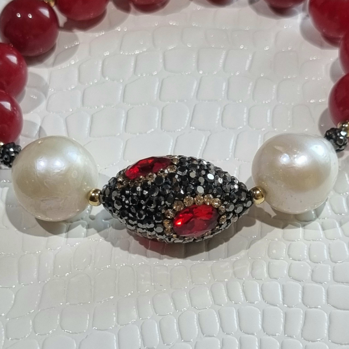 Marysia Red Jade & Big Pearls [4]