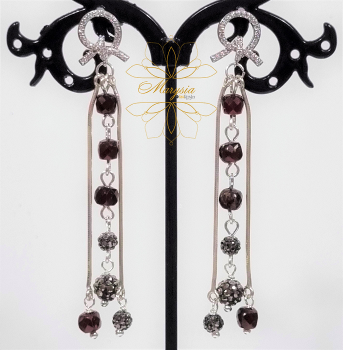 Marysia silver and garnet