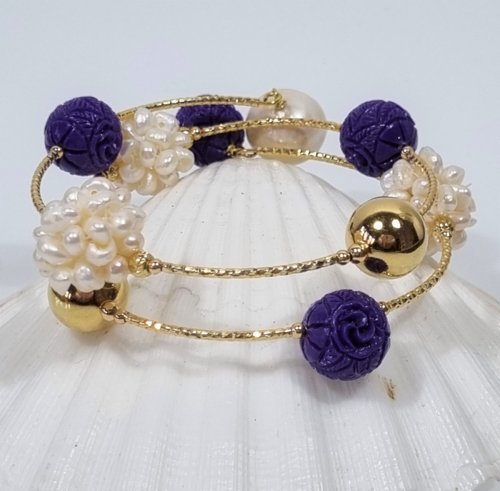 Marysia White Pearls and Coral [2]