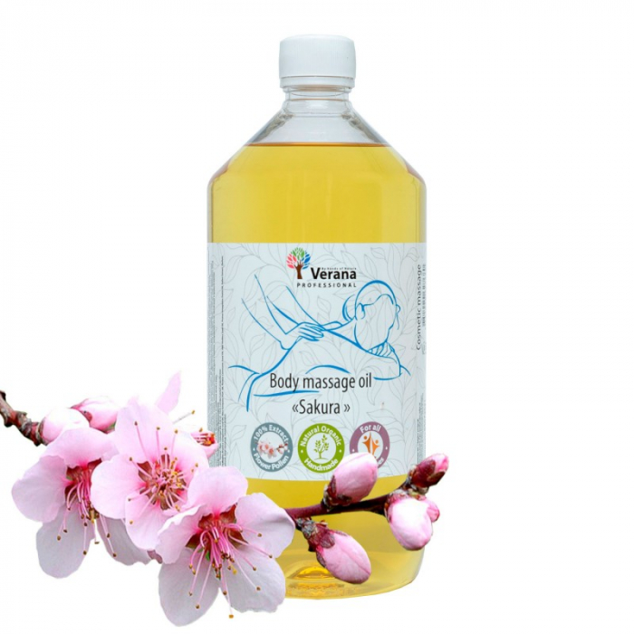 Ulei de masaj corporal Floare de Cires japonez (Sakura) [1]