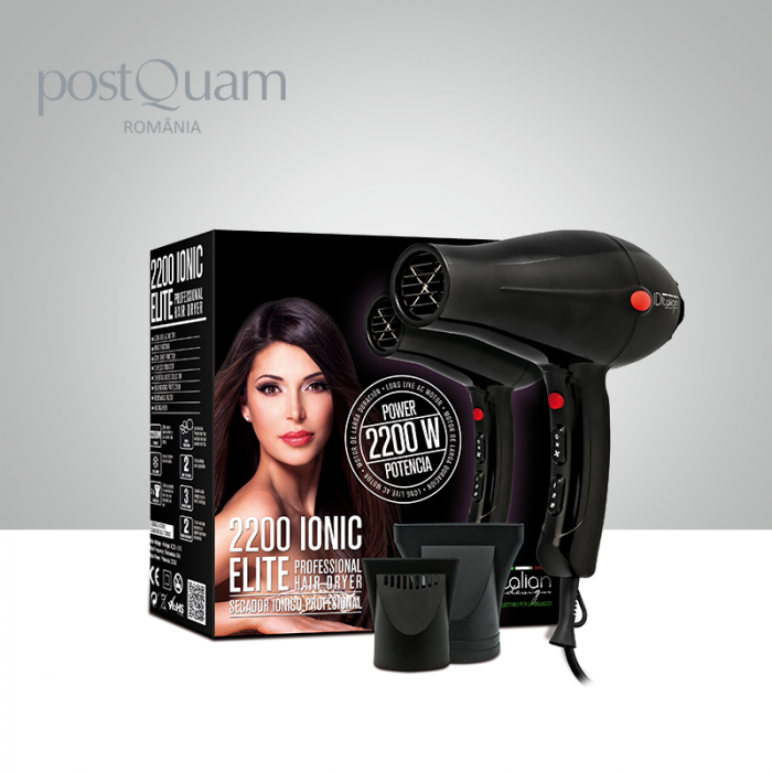 Uscator de par profesional elite 2200 w ionic