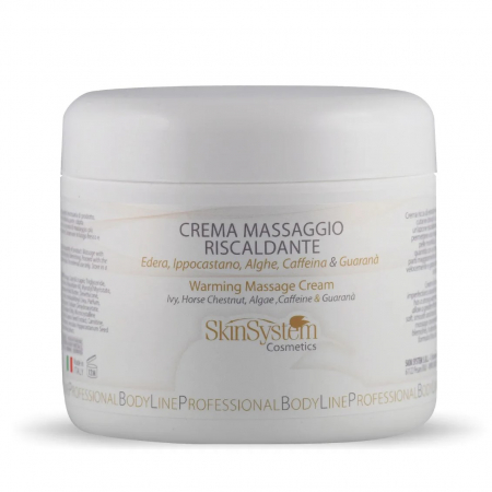 Skin System - Crema anticelulitica cu efect de incalzire cu Iedera, Cafeina, Guarana, Carnitina 500ml