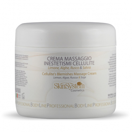 Skin System - Crema anticelulitica cu Lamaie, Alge, Ruscus, Salvie, Cafeina, Guarana si Carnitina 500ml