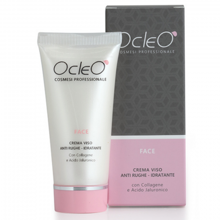 Ocleo - Crema de fata antirid hidratanta cu Colagen si Acid Hyaluronic