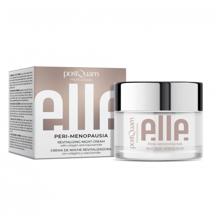 Game speciale de creme antirid - ELLE PERI-MENOPAUSIA Crema de noapte cu plancton, alge, colagen si acid hyaluronic