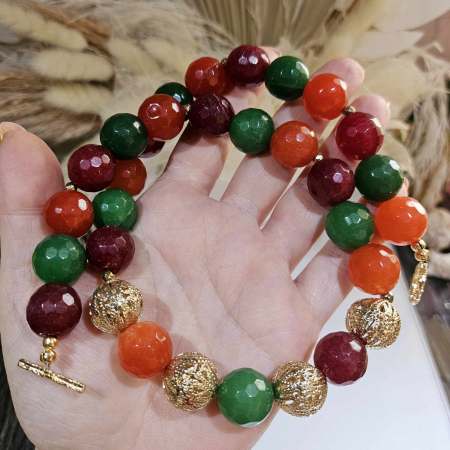 Coliere pietre semipretioase - Marysia Agate Joy