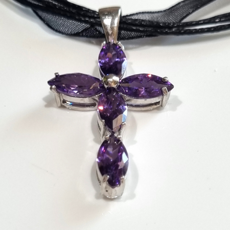 Marysia Amethyst Cross [6]