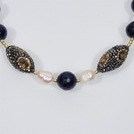 Marysia Blue Agate and Pearls [6]