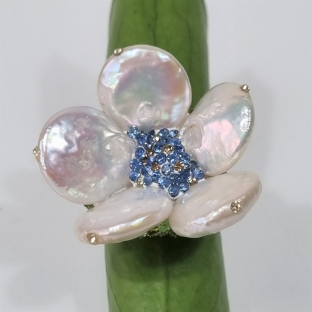 Marysia Keshi Pearls Flower [10]