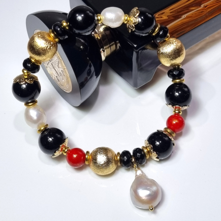 COLORFUL - Marysia Red and Black