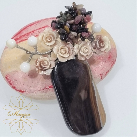 Brose pietre si perle naturale - Marysia Roses