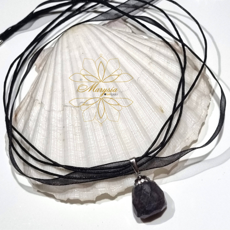 Coliere matase/organza/lant - Marysia Sapphire