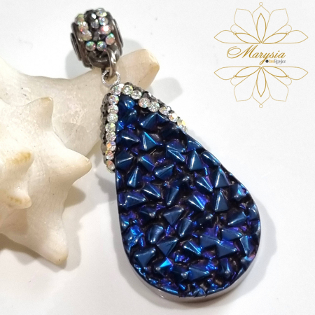 Pandantive - Marysia Titanium Aura Druzy