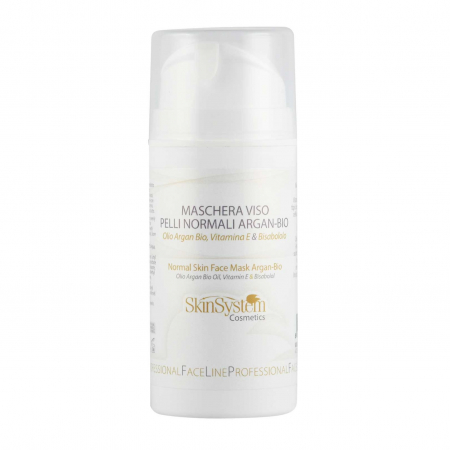 Skin System - Masca faciala ten normal cu Ulei de Argan Bio, Bisabolol, Vitaminele E si A si Unt de Shea 100ml